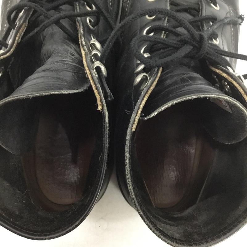 レッドウィング RED WING ブーツ ショートブーツ ワークブーツ 9.5 無地 黒 / ブラック /  メンズ USED 古着 中古 10140421