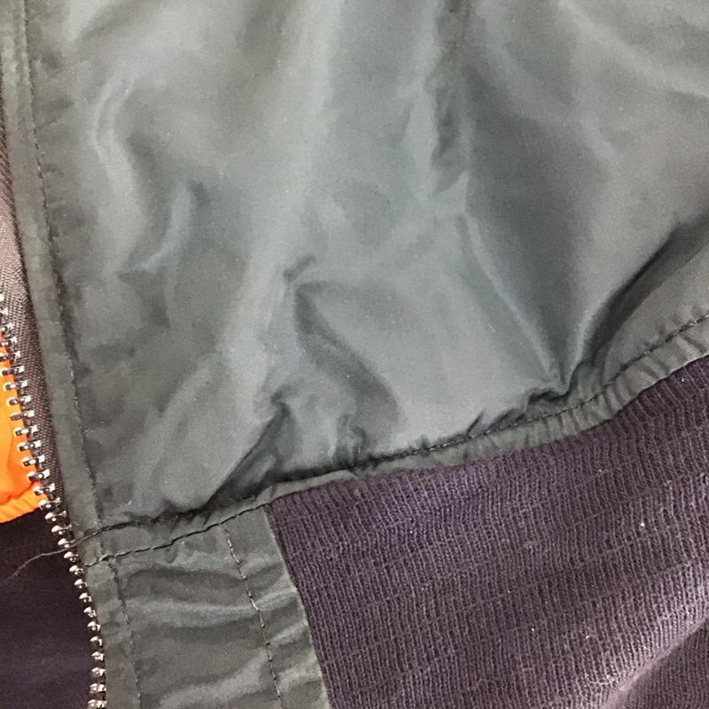 アルファインダストリー Alpha Industries ジャケット、上着 ジャンパー、ブルゾン ジップアップジャケット ナイロンジャケット アウター S 無地 紺 / ネイビー /  メンズ USED 古着 中古 10134061