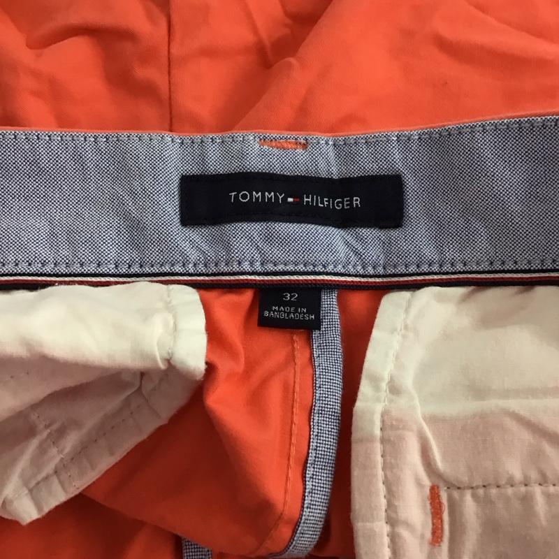 トミーヒルフィガー TOMMY HILFIGER パンツ ショートパンツ ショートパンツ ハーフパンツ カジュアルパンツ 32インチ 無地 橙 / オレンジ /  メンズ USED 古着 中古 10146792
