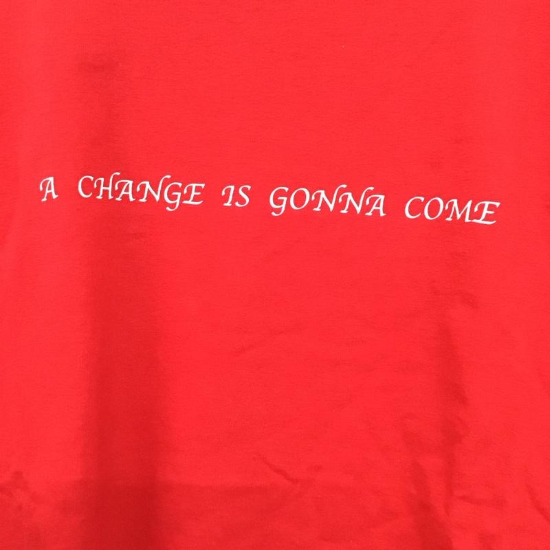 古着 USED Tシャツ 半袖 半袖カットソー プリントTシャツ クルーネックカットソー リアル 井上雅彦 M ロゴ、文字 赤 / レッド /  メンズ USED 古着 中古 10132180