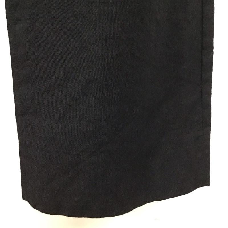 グッチ GUCCI パンツ スラックス 金ボタン ウール混 46 無地 黒 / ブラック /  メンズ USED 古着 中古 10119674