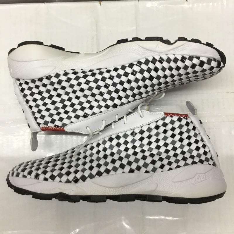 ナイキ NIKE スニーカー スニーカー 318997-101 AIR FOOTSCAPE WOVEN CHUCCA 10AC 宇野薫 28.5cm 28.5cm ロゴ、文字 白 / ホワイト / X 黒 / ブラック / X 赤 / レッド /  メンズ USED 古着 中古 10110160
