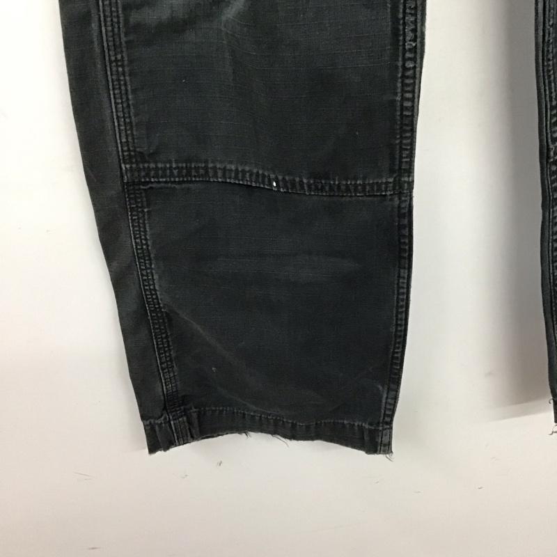 カーハート Carhartt パンツ ワークパンツ、ペインターパンツ ロゴ、文字 黒 / ブラック /  メンズ USED 古着 中古 10139455