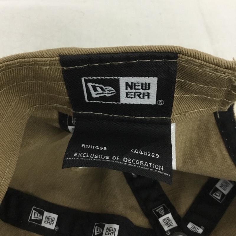 ニューエラ NEW ERA 帽子 キャップ コットン ロゴ、文字 ベージュ / ベージュ /  メンズ USED 古着 中古 10149469