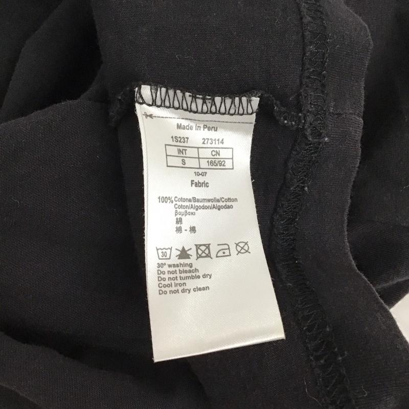 エンポリオ アルマーニ イーエーセブン EMPORIO ARMANI EA7 Tシャツ 半袖 1S237 クルーネック S ロゴ、文字 黒 / ブラック /  メンズ USED 古着 中古 10126072