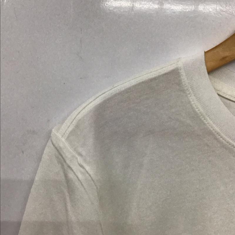 ナイキ NIKE Tシャツ 半袖 半袖カットソー プリントTシャツ クルーネックカットソー M ロゴ、文字 白 / ホワイト /  メンズ USED 古着 中古 10150136