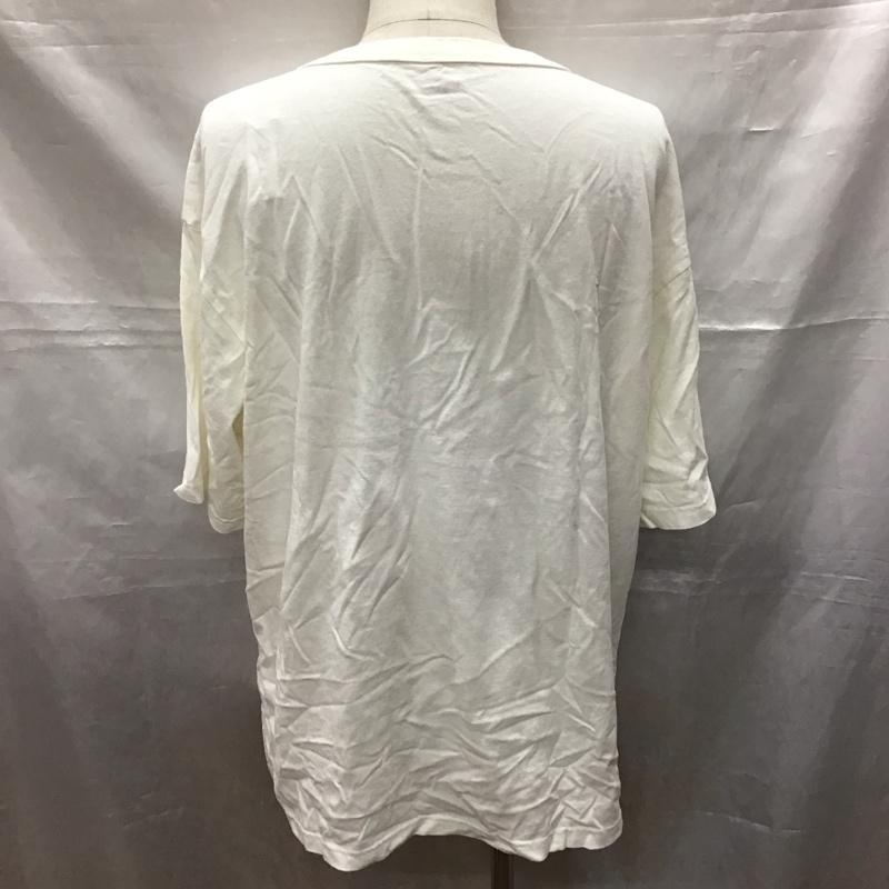 ギャップ GAP Tシャツ 半袖 ヘンリーネック L 無地 白 / ホワイト /  メンズ USED 古着 中古 10117054