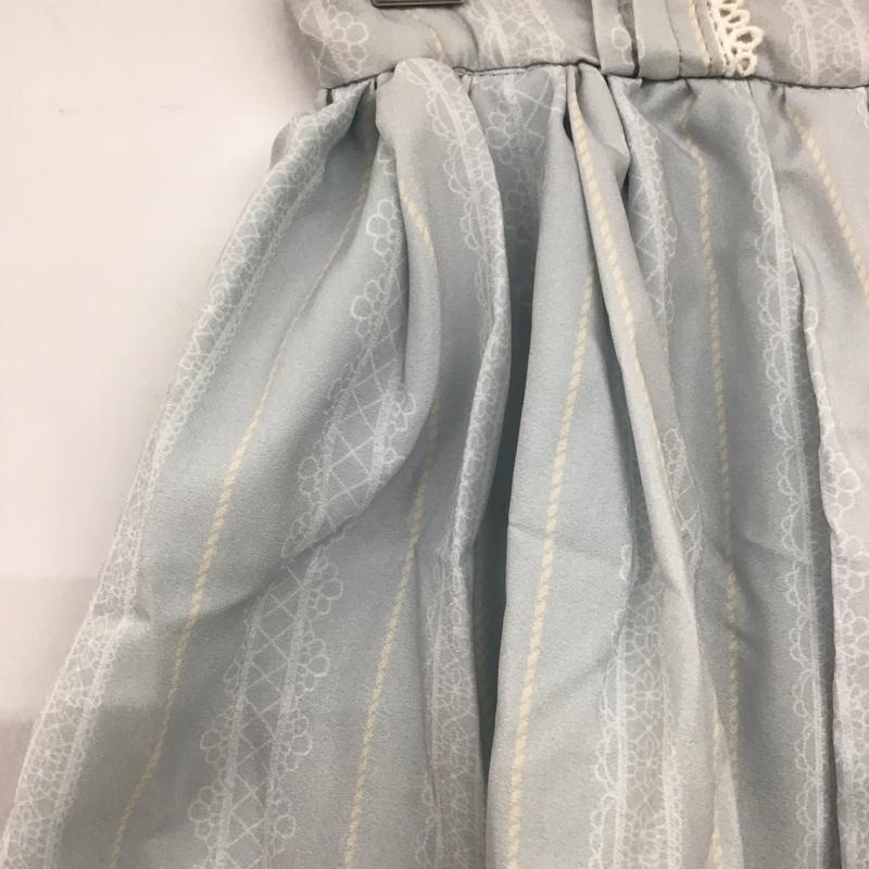 アクシーズファム axes femme スカート ひざ丈スカート M  水色 / ライトブルー /  レディース USED 古着 中古 10131920