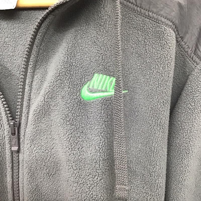 ナイキ NIKE パーカー 長袖 dd4883-068 フリースフルジップフーディ ジップアップパーカー S ロゴ、文字 灰 / グレー /  メンズ USED 古着 中古 10147317