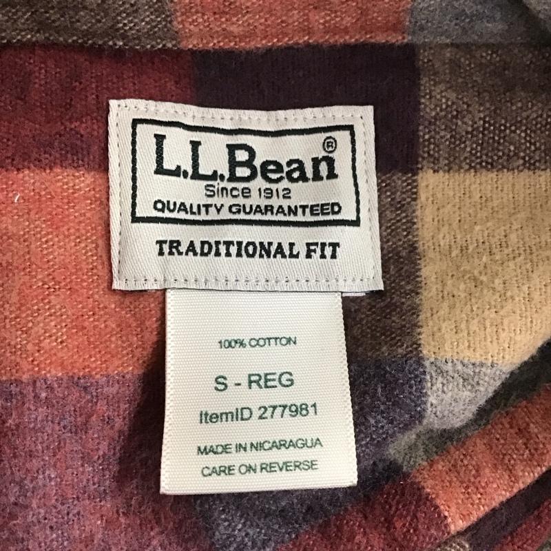 エルエルビーン L.L.Bean シャツ、ブラウス 長袖 長袖シャツ カラーシャツ ポケットシャツ 長袖カットソー チェックシャツ S チェック マルチカラー / マルチカラー /  メンズ USED 古着 中古 10124540