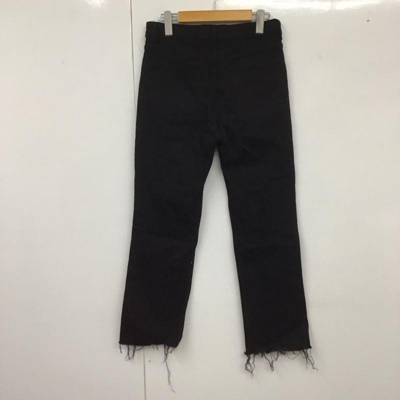 ザラ ZARA パンツ デニム、ジーンズ デニムパンツ スリムパンツ カジュアルパンツ ストレッチパンツ 40 無地 黒 / ブラック /  レディース USED 古着 中古 10128949