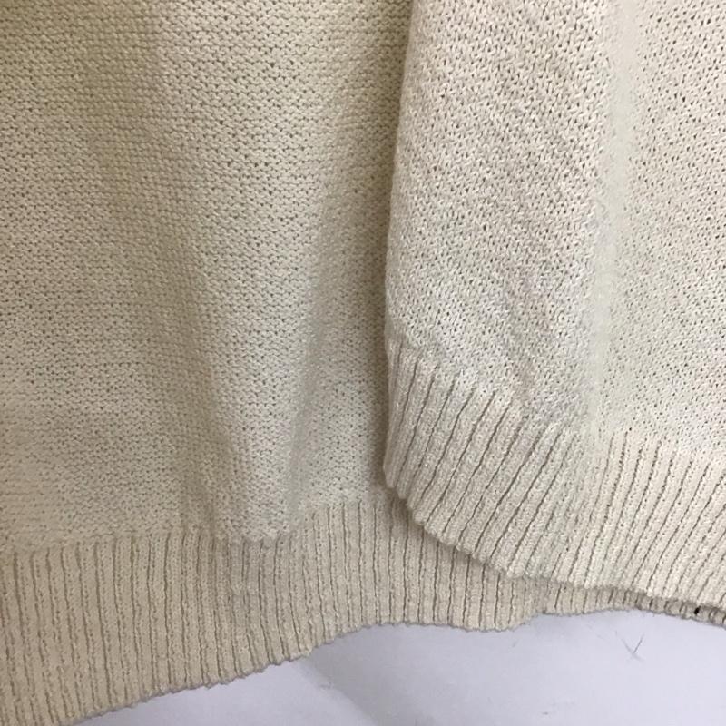 スタディオクリップ studio CLIP カーディガン 長袖 M 無地 アイボリー / アイボリー /  レディース USED 古着 中古 10147789