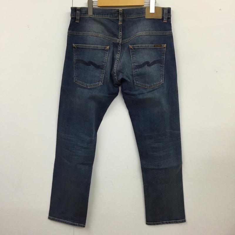 ヌーディージーンズ Nudie Jeans パンツ デニム、ジーンズ デニムパンツ ストレートパンツ ワイドパンツ カジュアルパンツ 36 無地 インディゴ / インディゴ /  メンズ USED 古着 中古 10120096