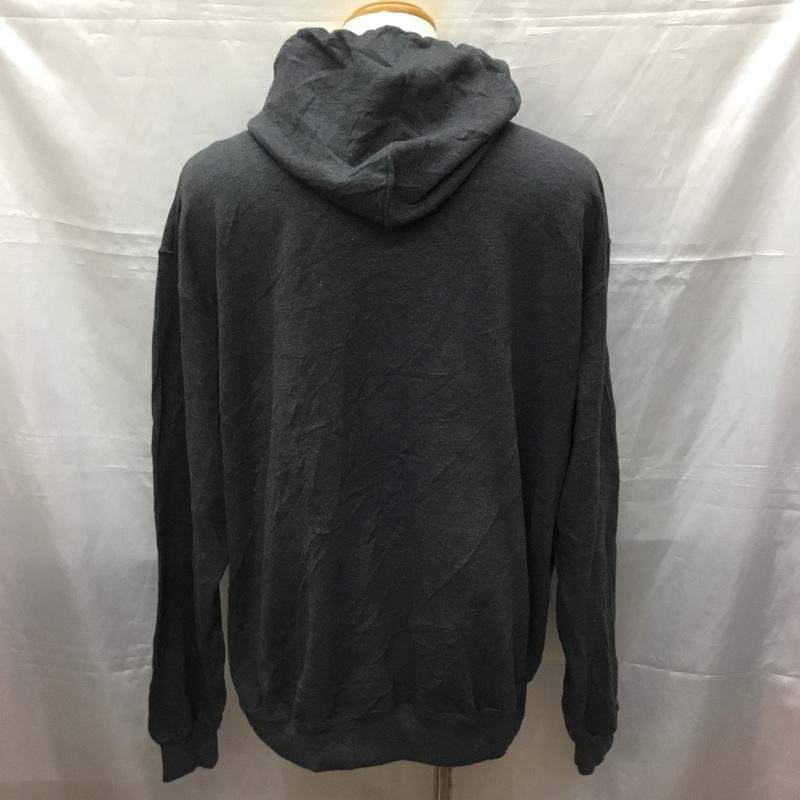 チャンピオン Champion パーカー 長袖 XL 無地 チャコールグレー / チャコールグレー /  メンズ USED 古着 中古 10113486