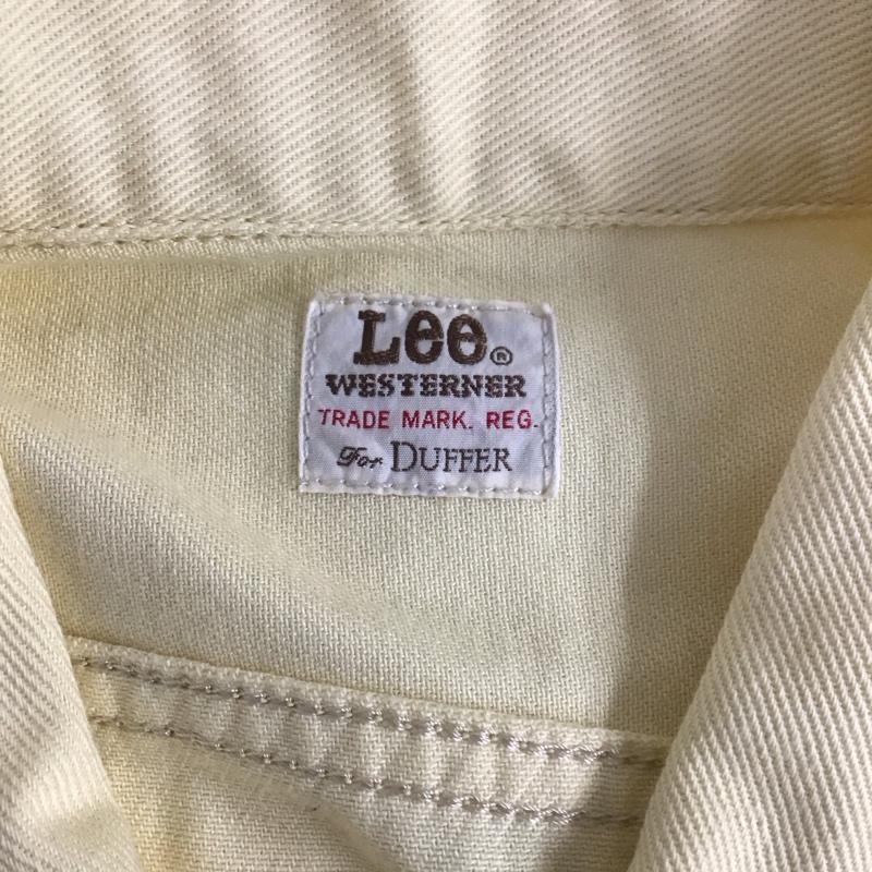 リー Lee ジャケット、上着 ジャケット、ブレザー デニムジャケット DUFFER S 無地 黄 / イエロー /  メンズ USED 古着 中古 10106241