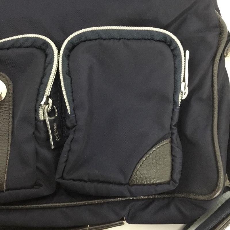 オロビアンコ Orobianco ショルダーバッグ ショルダーバッグ 2WAY ワンポイント 紺 / ネイビー /  メンズ USED 古着 中古 10135528