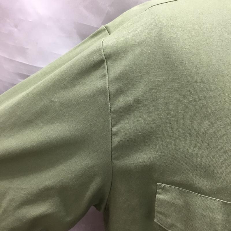 テンダーロイン TENDERLOIN シャツ、ブラウス 長袖 長袖シャツ カラーシャツ ポケットシャツ 長袖カットソー ミリタリーシャツ L ロゴ、文字 カーキ / カーキ /  メンズ USED 古着 中古 10114888