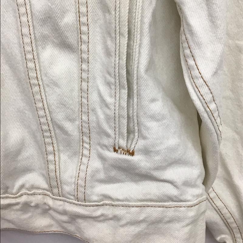 リーバイス Levi s ジャケット、上着 ジャケット、ブレザー デニムジャケット Gジャン 40 無地 白 / ホワイト /  メンズ USED 古着 中古 10134527