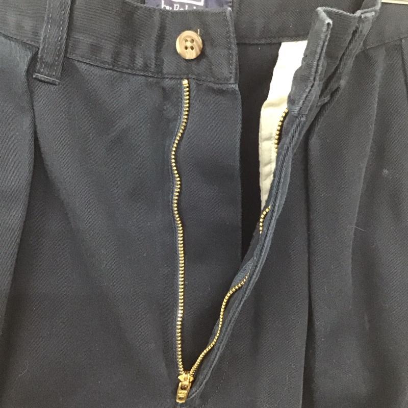 ポロバイラルフローレン Polo by RALPH LAUREN パンツ チノパン チノパン カジュアルパンツ ワイドパンツ ストレートパンツ 32インチ 無地 紺 / ネイビー /  メンズ USED 古着 中古 10112803