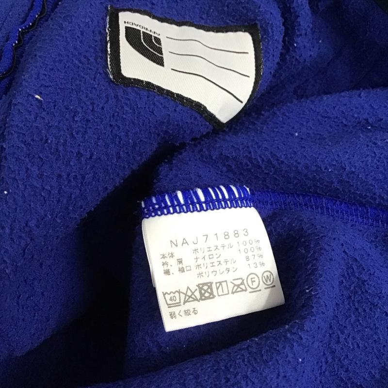 ザノースフェイス THE NORTH FACE ジャケット、上着 ジャケット、ブレザー naj71883 フリースジャケット ジップアップジャケット 140cm ロゴ、文字 青 / ブルー /  ボーイズ USED 古着 中古 10145501