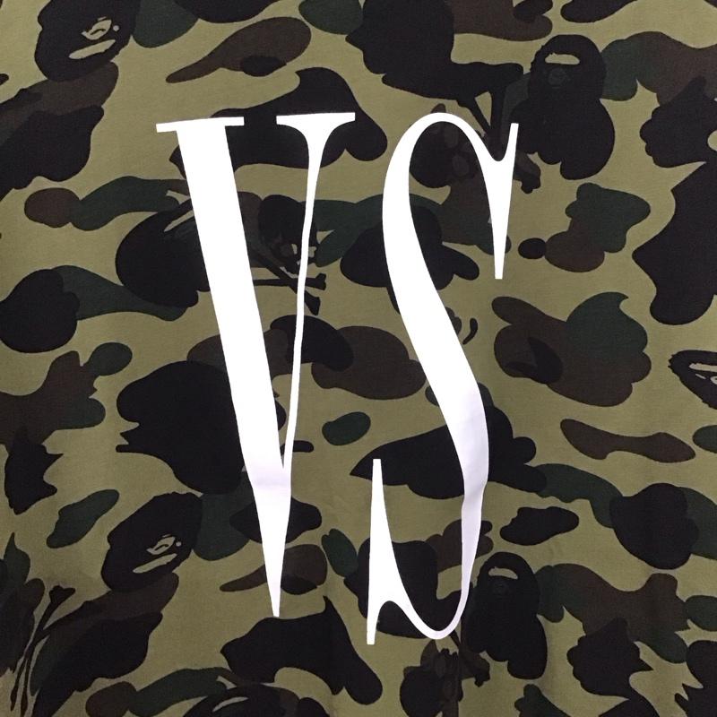 アベイシングエイプ A BATHING APE Tシャツ 半袖 半袖カットソー プリントTシャツ クルーネックカットソー マスターマインド M 総柄 マルチカラー / マルチカラー /  メンズ USED 古着 中古 10131226