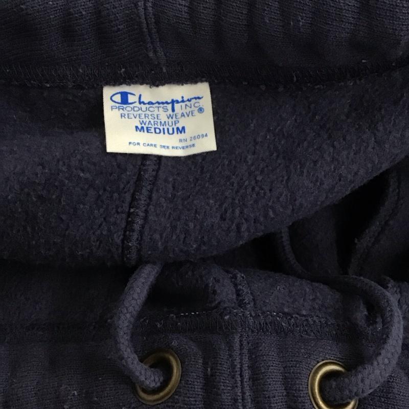 チャンピオン Campion ボトムス ボトムス スウェットパンツ M 無地 紺 / ネイビー /  メンズ USED 古着 中古 10141125