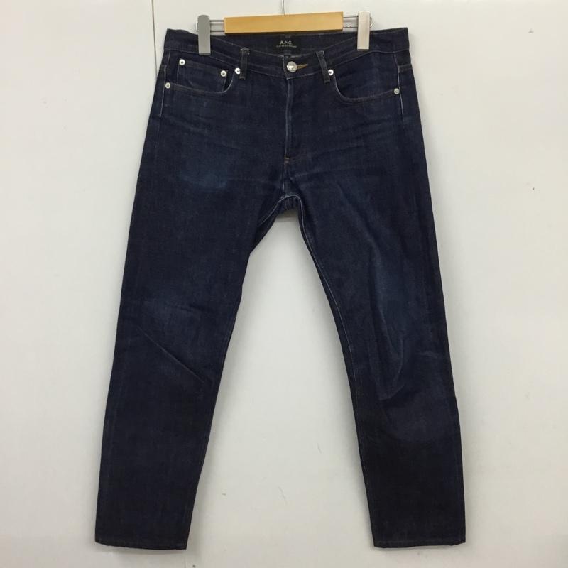 アーペーセー A.P.C. パンツ デニム、ジーンズ デニムパンツ スリムパンツ ストレートジーンズ 31インチ 無地 インディゴ / インディゴ /  メンズ USED 古着 中古 10110005