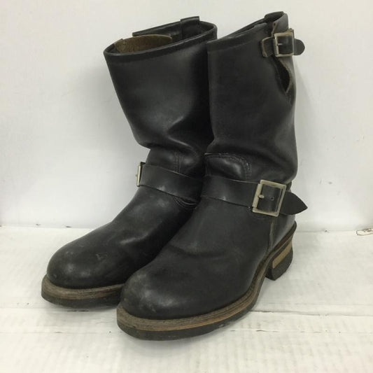 レッドウィング RED WING ブーツ エンジニアブーツ 2268 ENGINEER BOOTS ワークブーツ レザー 5D 無地 黒 / ブラック /  メンズ USED 古着 中古 10124003
