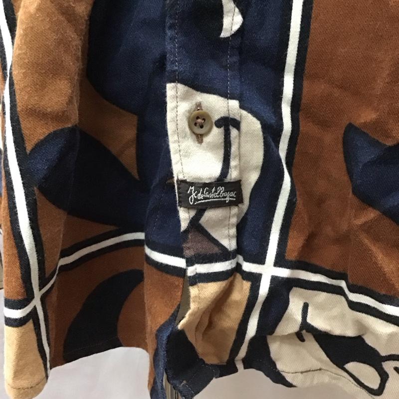 カステルバジャック CASTELBAJAC シャツ、ブラウス 長袖 ボタンダウン 90年代 M 総柄 マルチカラー / マルチカラー /  メンズ USED 古着 中古 10122597