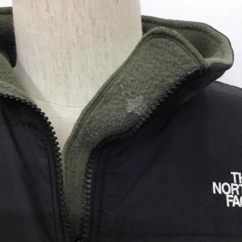 ザノースフェイス THE NORTH FACE ジャケット、上着 ジャケット、ブレザー NA72051 DENALI JACKET フリースジャケット XL ロゴ、文字 黒 / ブラック / X カーキ / カーキ /  メンズ USED 古着 中古 10111579