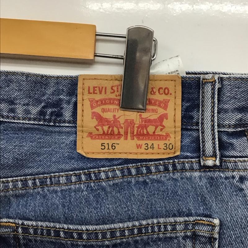 リーバイストラウスアンドコー Levi Strauss & co. パンツ デニム、ジーンズ デニムパンツ ワイドパンツ カジュアルパンツ 34インチ 無地 インディゴ / インディゴ /  メンズ USED 古着 中古 10142337