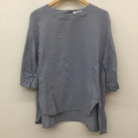ＵＳフルギ US古着 カットソー 七分袖 soulbelrry M 無地 青 / ブルー /  レディース USED 古着 中古 10139437