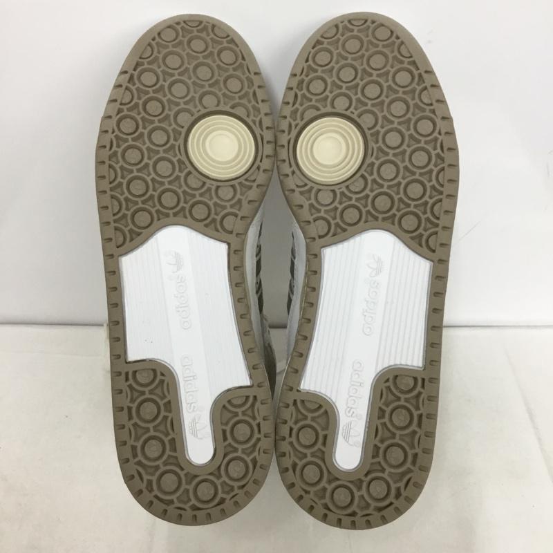 アディダス adidas スニーカー スニーカー 036804 FLEETWOOD 28cm 箱有 28.0cm ロゴ、文字 白 / ホワイト / X ベージュ / ベージュ /  メンズ USED 古着 中古 10133396
