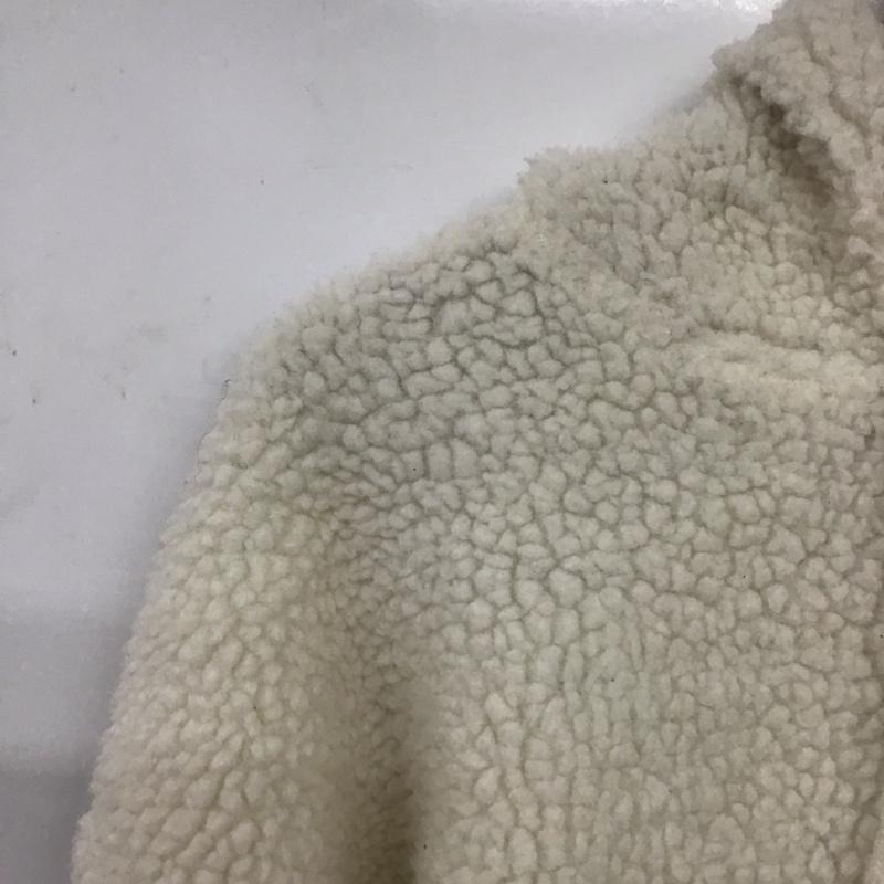 ケービーエフ KBF パーカー 長袖 kb77-21v040 ボアBIGパーカー FREE 無地 白 / ホワイト /  レディース USED 古着 中古 10146750