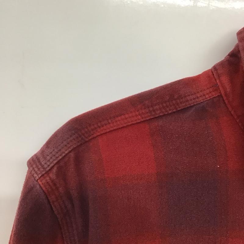 カーハート Carhartt シャツ、ブラウス 長袖 103822 608 チェックシャツ コットン S ロゴ、文字 赤 / レッド /  メンズ USED 古着 中古 10144706