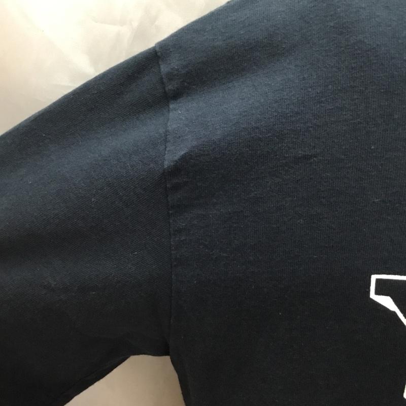 チャンピオン Champion Tシャツ 半袖 C5-P301 半袖カットソー プリントTシャツ クルーネックカットソー XL 無地 紺 / ネイビー /  メンズ USED 古着 中古 10117521