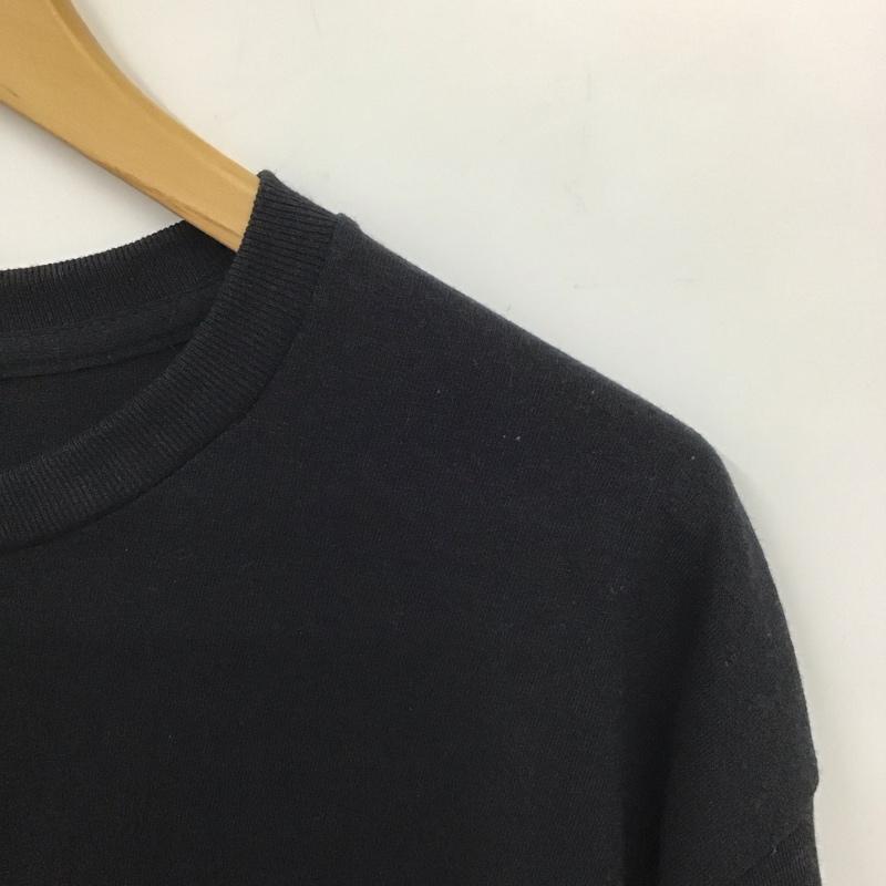 ラッツ RATS Tシャツ 半袖 半袖カットソー プリントTシャツ クルーネックカットソー L プリント 黒 / ブラック /  メンズ USED 古着 中古 10131228