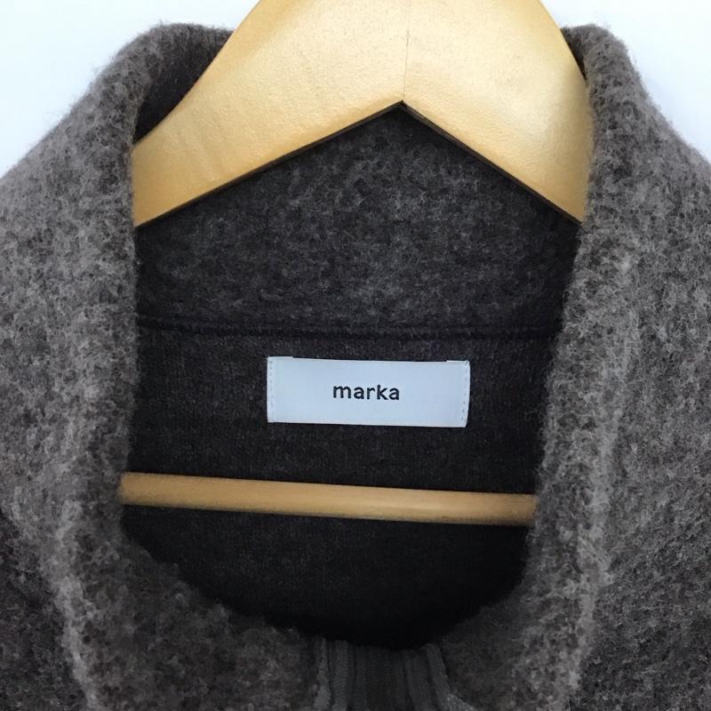 マーカ marka ジャケット、上着 ジャケット、ブレザー m21c-17cs01c ZIPUPCARDIGAN スタンドネック アウター 2 無地 茶 / ブラウン /  メンズ USED 古着 中古 10132348