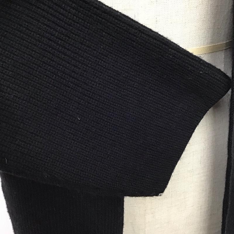 ザラ ZARA カーディガン 長袖 ガウン S 無地 黒 / ブラック /  レディース USED 古着 中古 10118503