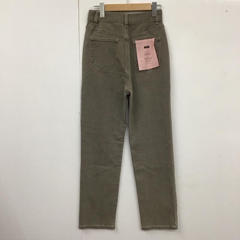 ヘザー Heather パンツ デニム、ジーンズ HE050104 KUROKIストレートデニム タグ付き S 無地 灰 / グレー /  レディース USED 古着 中古 10122056
