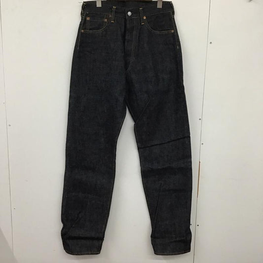 エヴィス EVISU パンツ デニム、ジーンズ デニムパンツ ワイドパンツ カジュアルパンツ 31インチ ロゴ、文字 インディゴ / インディゴ /  メンズ USED 古着 中古 10134065