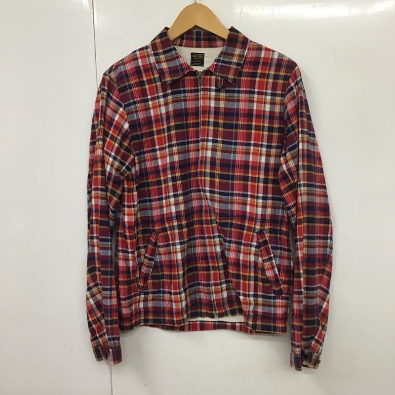 ビームス BEAMS ジャケット、上着 ジャケット、ブレザー ジップアップジャケット カラージャケット チェックジャケット M チェック マルチカラー / マルチカラー /  メンズ USED 古着 中古 10131256