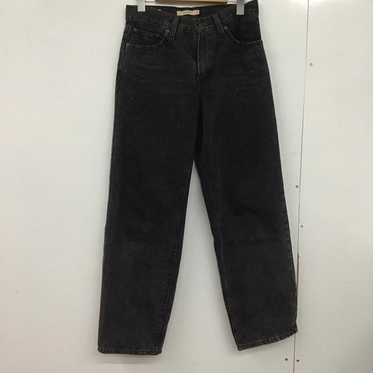 リーバイス Levi s パンツ デニム、ジーンズ W24L30 無地 黒 / ブラック /  レディース USED 古着 中古 10146955