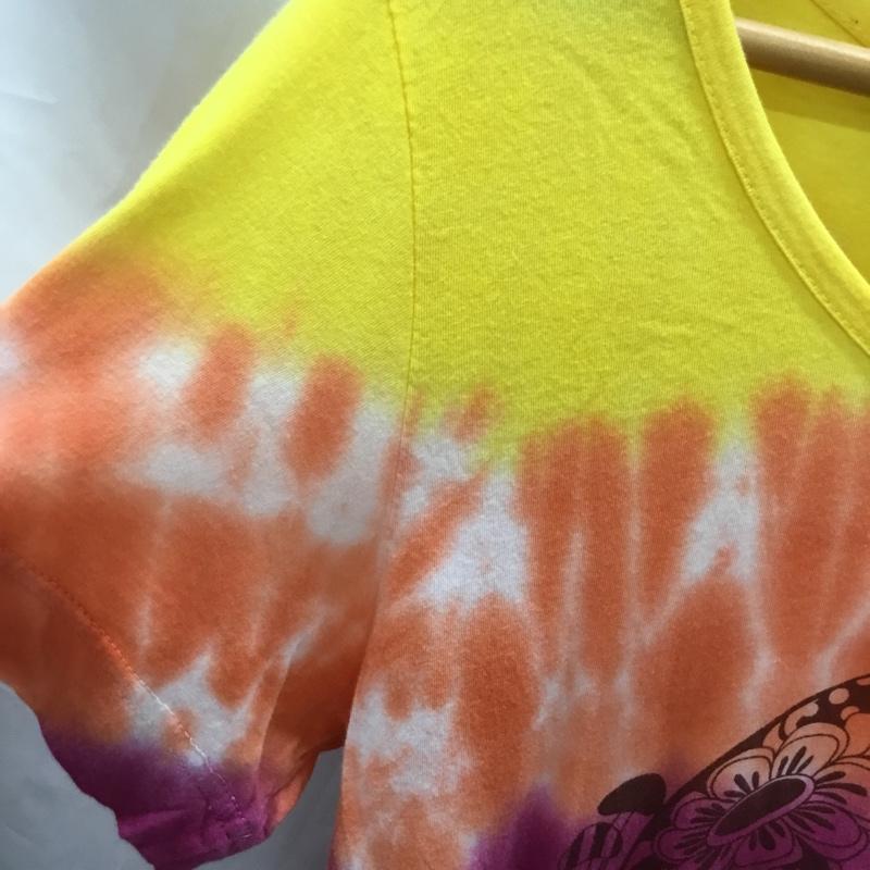 チチカカ TITICACA Tシャツ 半袖 半袖カットソー プリントTシャツ クルーネックカットソー FREE プリント マルチカラー / マルチカラー /  レディース USED 古着 中古 10113316