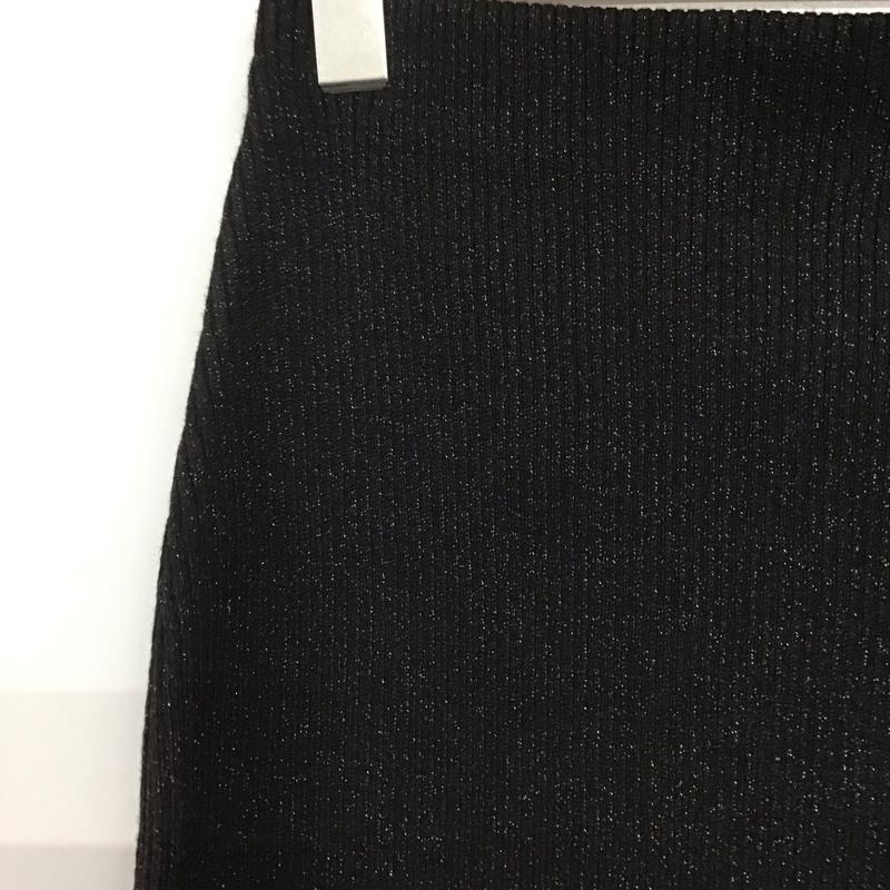 アメリカンホリック AMERICAN HOLIC スカート ロングスカート ナロースカート M 無地 黒 / ブラック /  レディース USED 古着 中古 10141271