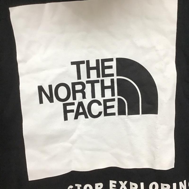 ザノースフェイス THE NORTH FACE パーカー 長袖 長袖パーカー プルオーバーパーカー スウェット S ロゴ、文字 黒 / ブラック /  メンズ USED 古着 中古 10140820