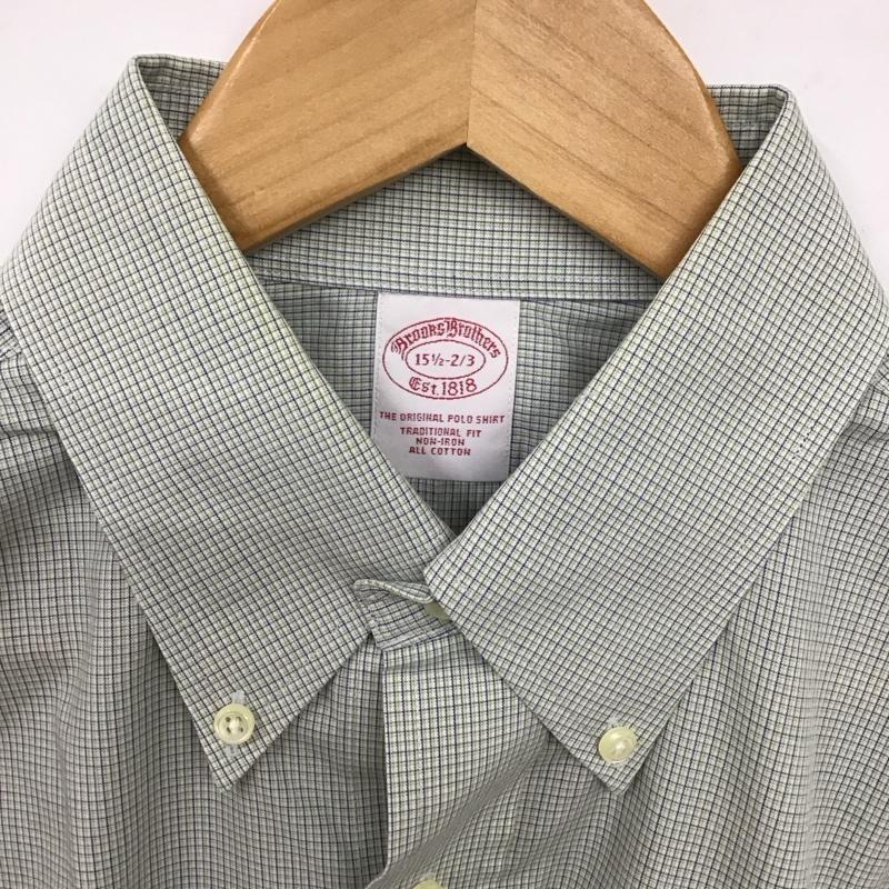 ブルックスブラザーズ BROOKS BROTHERS シャツ、ブラウス 長袖 長袖シャツ チェックシャツ カラーシャツ ボタンダウンシャツ チェック マルチカラー / マルチカラー /  メンズ USED 古着 中古 10131171