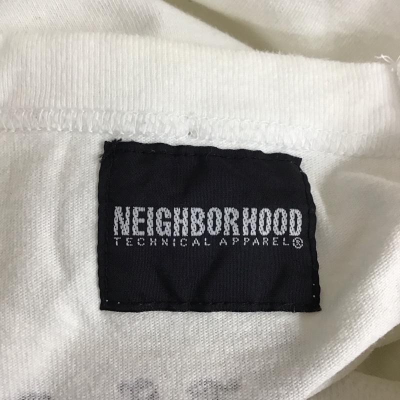 ネイバーフッド NEIGHBORHOOD カットソー 長袖 長袖カットソー クルーネックカットソー ロングスリーブカットソー プリントTシャツ S プリント 白 / ホワイト /  メンズ USED 古着 中古 10114710