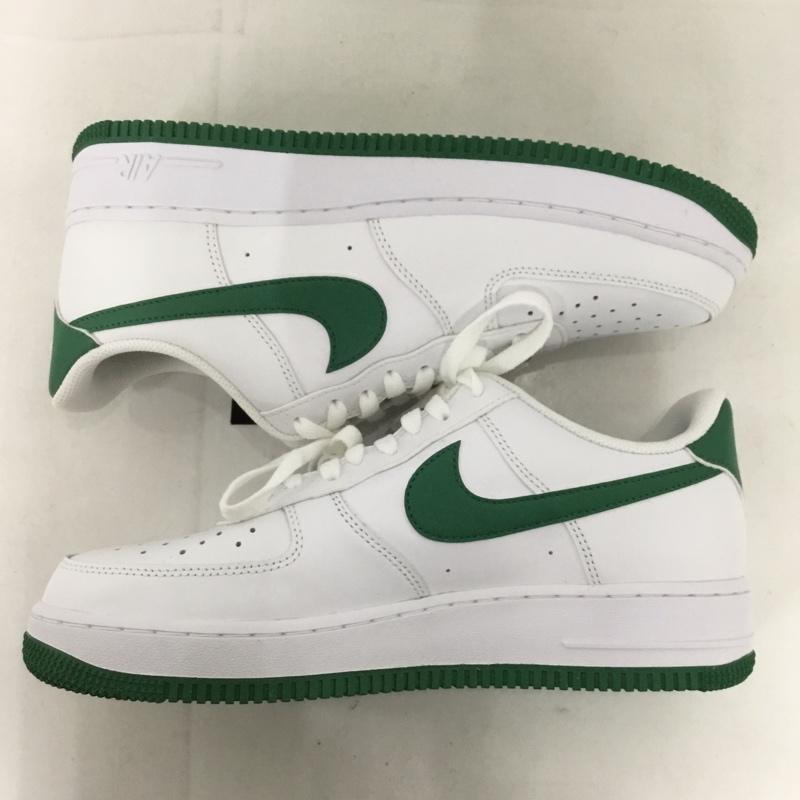 ナイキ NIKE スニーカー スニーカー FJ4146 102 AIR FORCE1 07 27cm 箱有 27.0cm ロゴ、文字 白 / ホワイト / X 緑 / グリーン /  メンズ USED 古着 中古 10131952