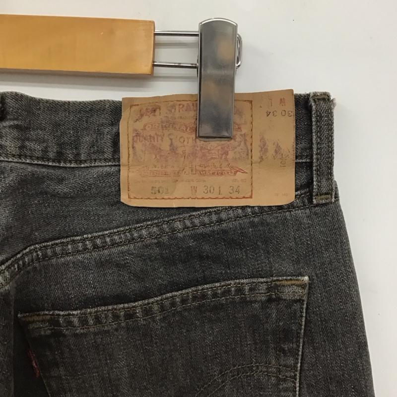 リーバイストラウスアンドコー Levi Strauss & co. パンツ デニム、ジーンズ デニムパンツ ワイドパンツ カジュアルパンツ 30インチ  ダークグレー / ダークグレー /  メンズ USED 古着 中古 10146728